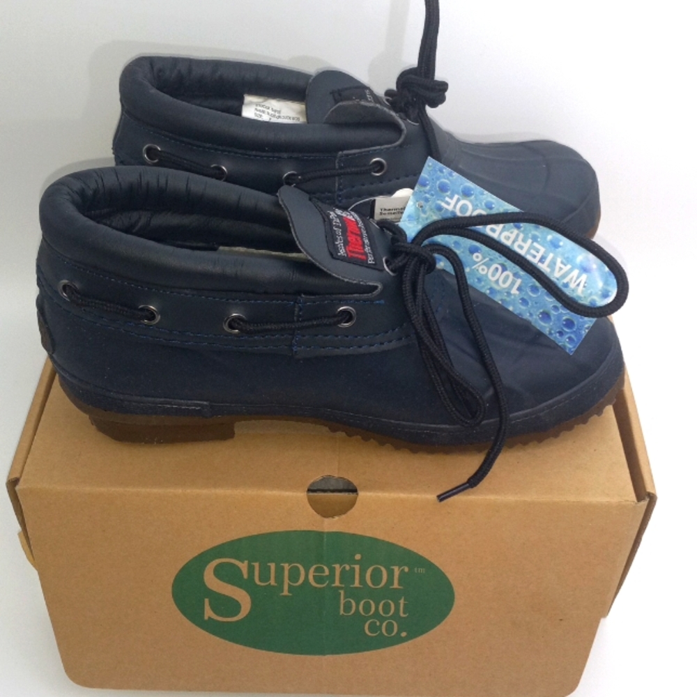 👢  NAVY SUPERIOR BOOT CO DUCK